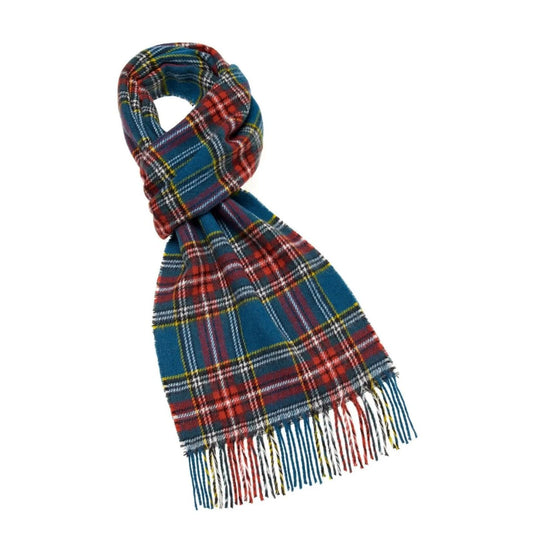 Schal Edinburgh Grün (Teal) - Merino Lammwolle - 25 x 190 - Bronte by Moon Schottland