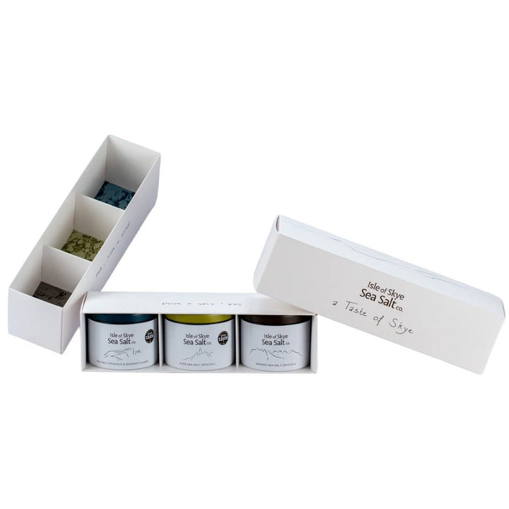 MoodCompanyNL - A Taste of Skye – Luxe Cadeauset met 3 x 120g Schots Zeezout - 5060370000128