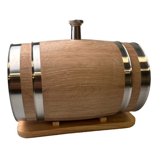 MoodCompanyNL - American Oak Cask Classic 3 L – Exquisiet mini‑whiskyvat met glazen vensters - 6151217165175