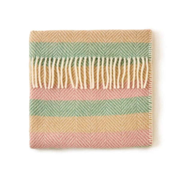 Babydekentje Stripe Summer Breeze – Pure New Wool – 68x73 cm - Tweedmill by Mood Company