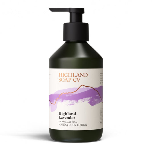Mood Company - Biologische Hand- & Bodylotion 300ml - Highland Lavender - Highland Soap Company - 
