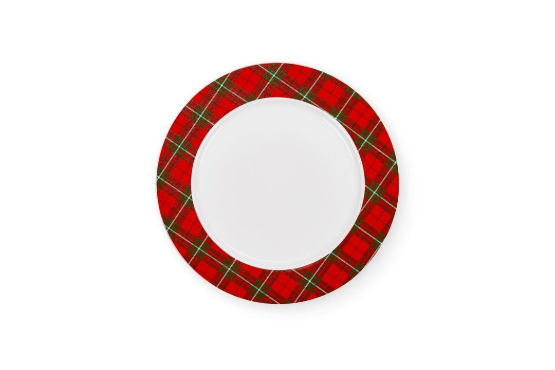 MoodCompanyNL - Borden NEW BONE tartan - set van 18 stuk - 3 verschillende borden - 8050162616306