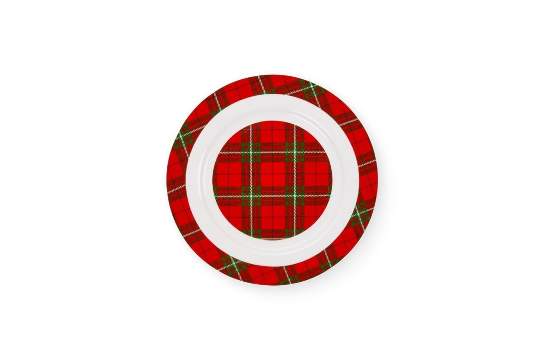 MoodCompanyNL - Borden NEW BONE tartan - set van 18 stuk - 3 verschillende borden - 8050162616306