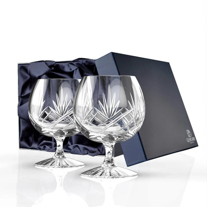 Cognac of Brandy glazen Skye 2 stuks - Geschenkverpakking - Loodkristal - Glencairn Crystal Scotland by MoodCompanyNL