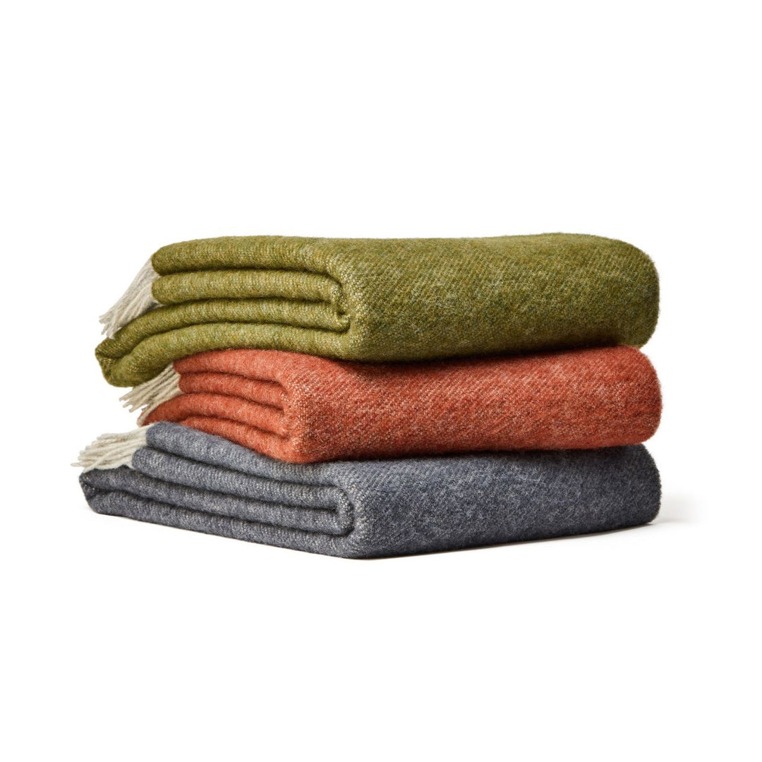 Plaid Dartmoor Orion Blue - 150x183 - Nieuw Wol - Tweedmill UK