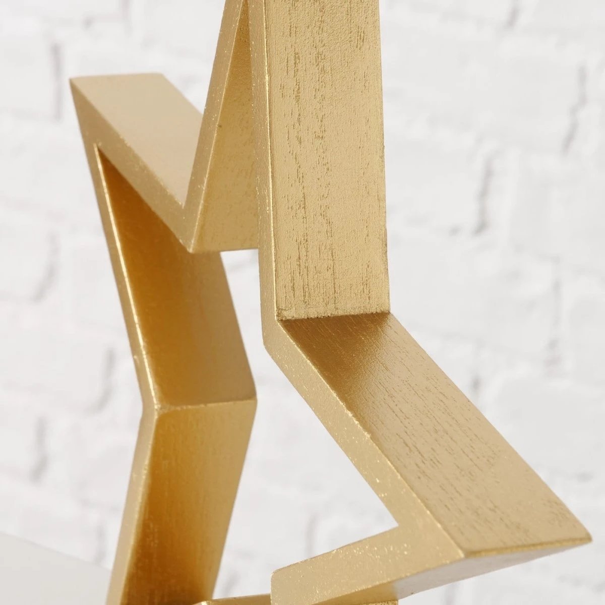 Decoratieve sterren Borna - goud - set van 2 - Hoogte 16 en 30 cm by Mood4Christmas