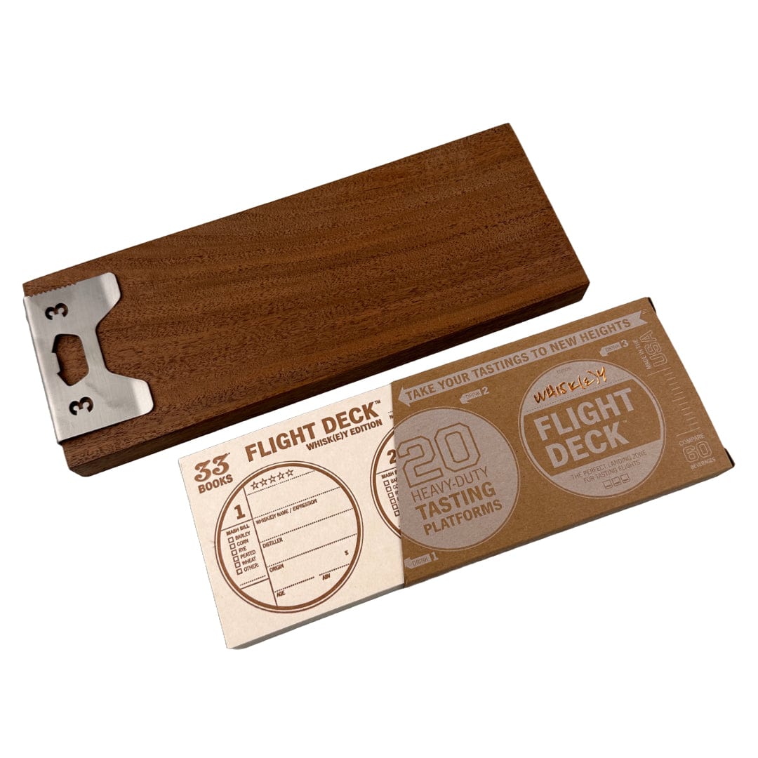 MoodCompanyNL - Flight Board inclusief set Whisky registratiekaarten - 33 Books USA - 6151209143105