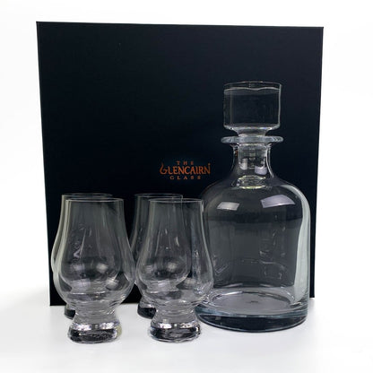 MoodCompanyNL - Geschenkset Karaf Iona en 4 Whiskyglazen - Geschenkverpakking - Glencairn Crystal Scotland - 6151208069093