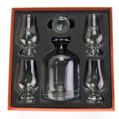 MoodCompanyNL - Geschenkset Karaf Iona en 4 Whiskyglazen - Geschenkverpakking - Glencairn Crystal Scotland - 6151208069093