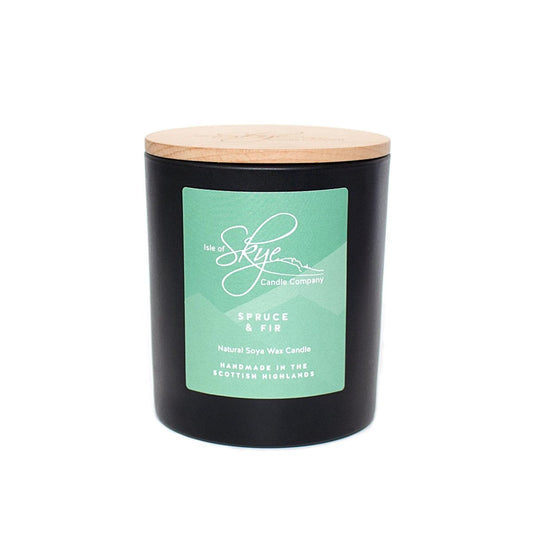 Geurkaars Den en Spar Large - 45 uur - Sojawas - Isle of Skye Candle by MoodCompanyNL