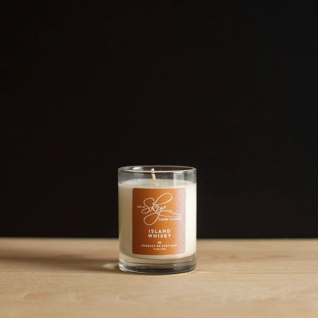 Geurkaars Island Whisky Mini - 20 uur - Sojawas - Isle of Skye Candle by MoodCompanyNL