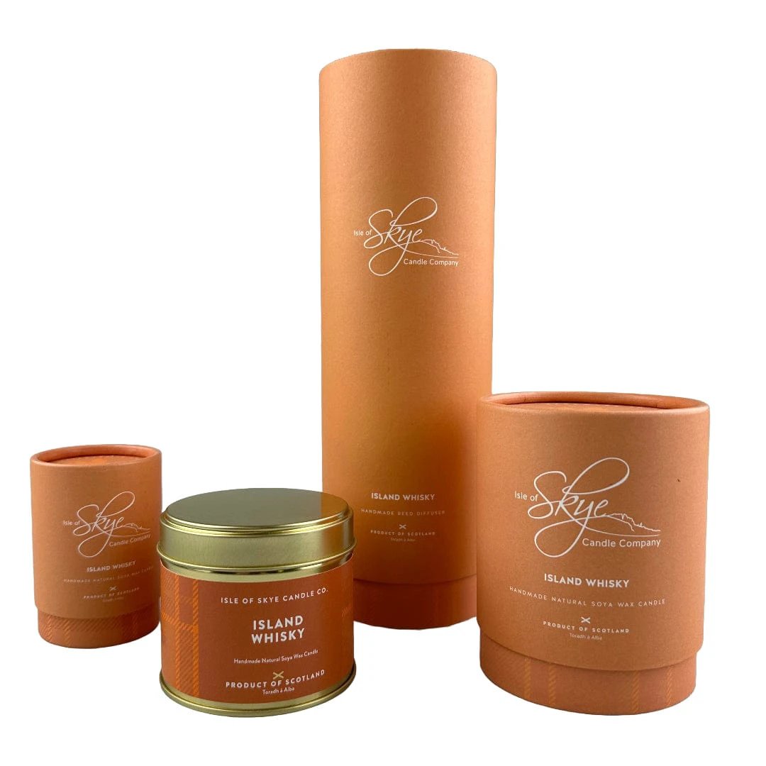 Geurkaars Island Whisky Mini - 20 uur - Sojawas - Isle of Skye Candle by MoodCompanyNL