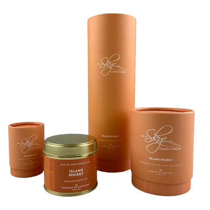 Geurkaars Island Whisky Mini - 20 uur - Sojawas - Isle of Skye Candle by MoodCompanyNL