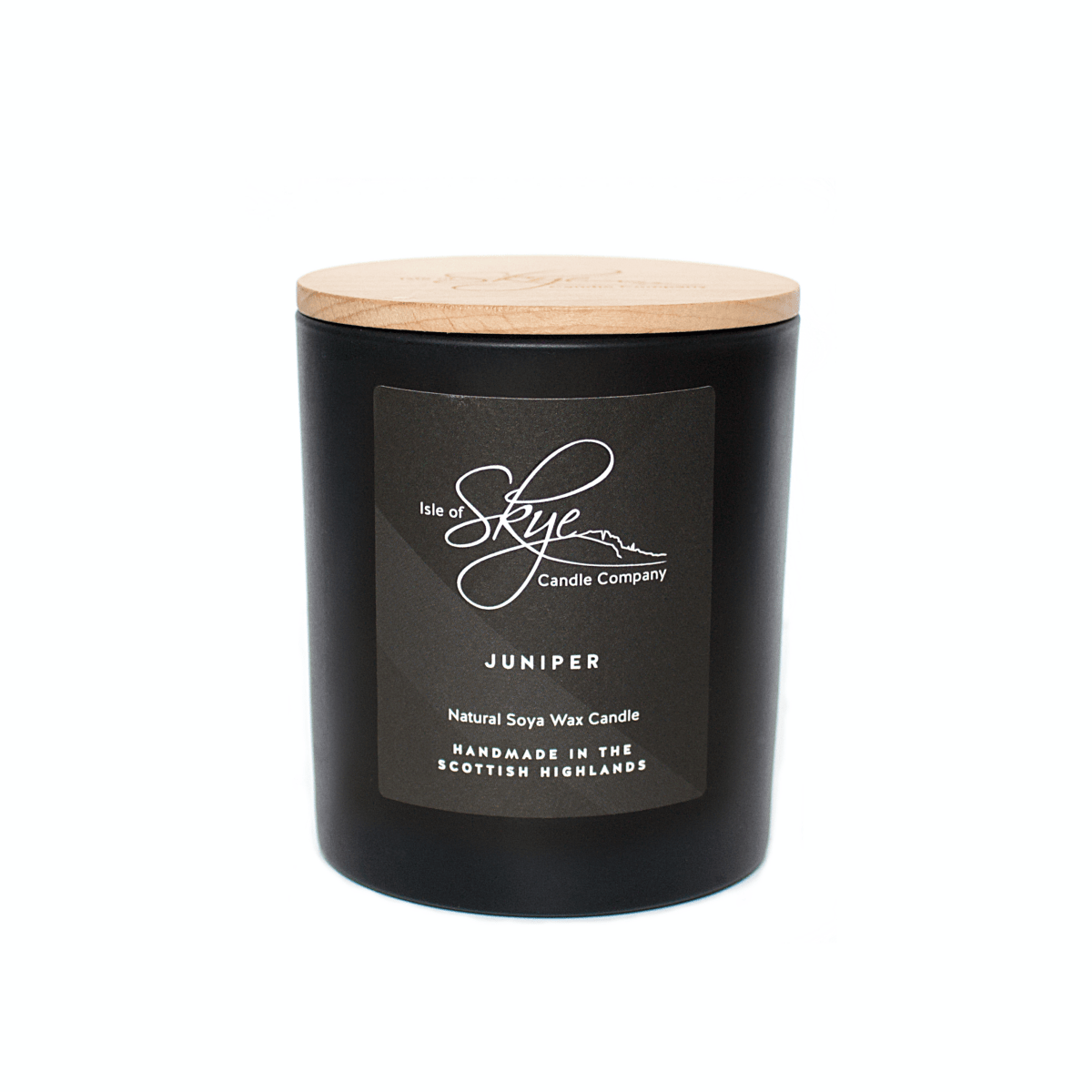 MoodCompanyNL - Geurkaars Jeneverbes (Juniper) Large - 45 uur - Sojawas - Isle of Skye Candle - 5060346380117