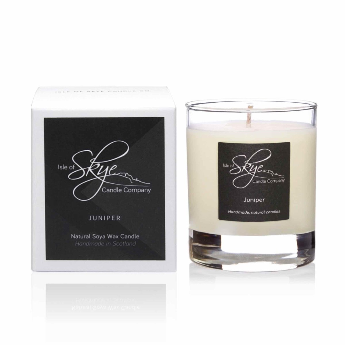 MoodCompanyNL - Geurkaars Jeneverbes (Juniper) Small - 30 uur - Sojawas - Isle of Skye Candle - 5060346380124