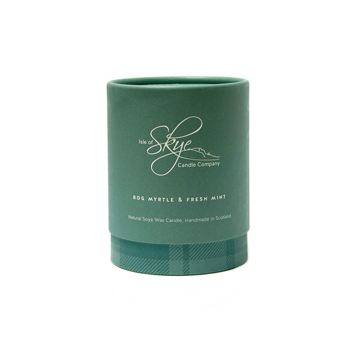 MoodCompanyNL - Geurkaars Mirte en Munt (Bog Myrtle & Fresh Mint) Large - 45 uur - Sojawas - Isle of Skye Candle - 5060346381039