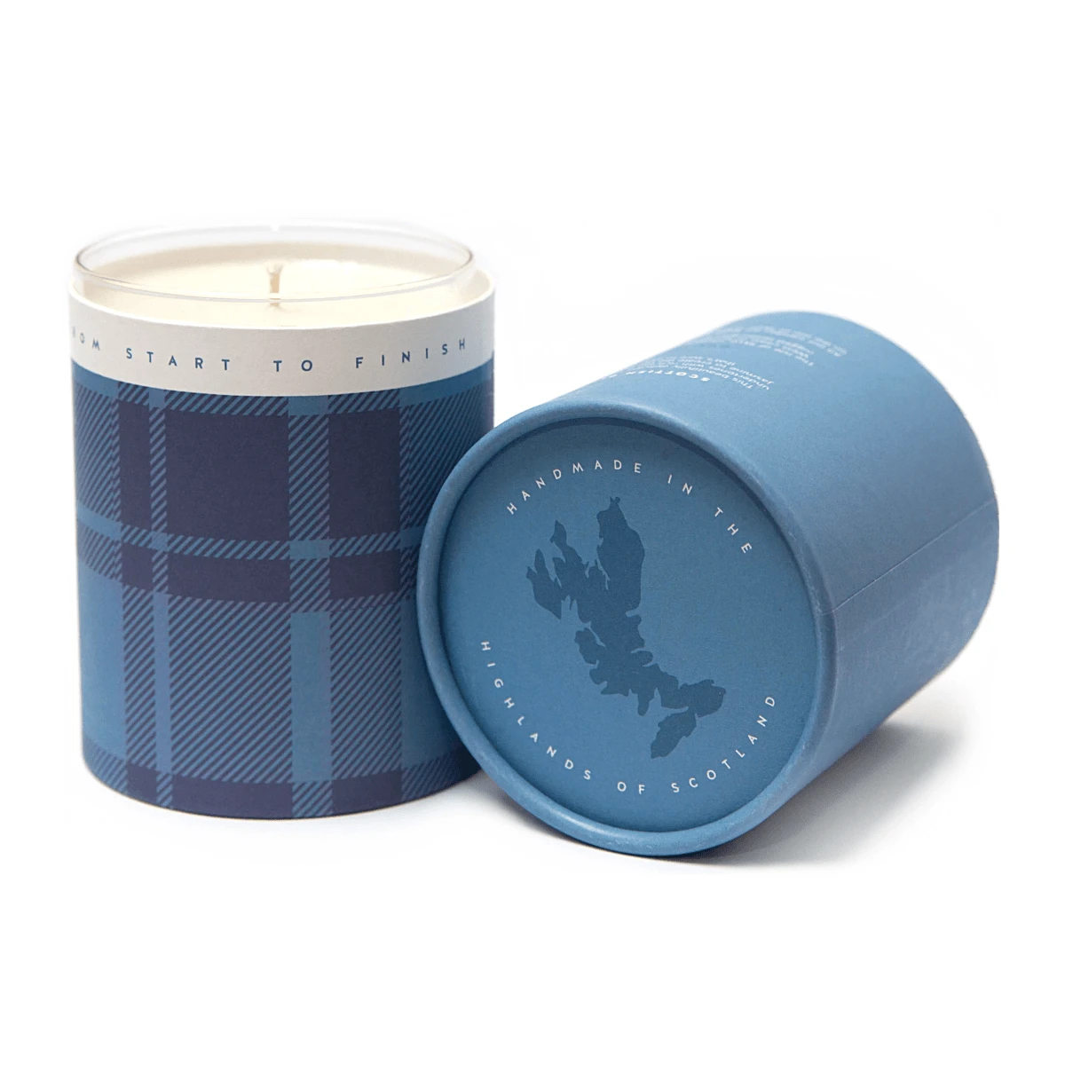 Geurkaars Scottish Bluebell Large - 45 uur - Sojawas - Isle of Skye Candle by MoodCompanyNL