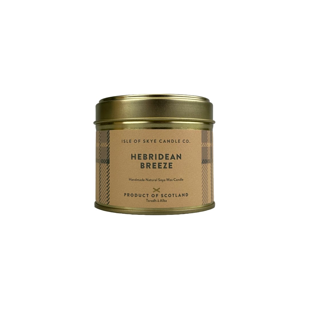 MoodCompanyNL - Geurkaars Scottish Hebridean Breeze Blikje - 45 uur - Sojawas - Isle of Skye Candle - 6151208629655