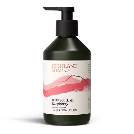 Mood Company - Hand & Bodylotion 300ml - Wild Scottish Raspberry - Highland Soap Company - 