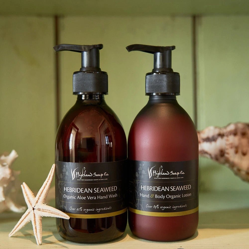 MoodCompanyNL - Hebridean Seaweed – Fris & Zilt - Biologische Hand - & Bodylotion 300ml - 5060188000280