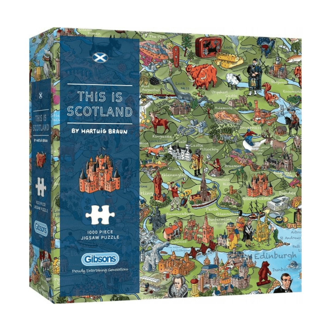 Bücher & Puzzles aus Schottland – lesen und die Highlands zu Hause erleben