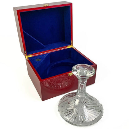 Karaf Bothwell - 1250 ml - Loodkristal - Scheepskaraf in luxe houten doos - Glencairn Crystal Scotland by MoodCompanyNL
