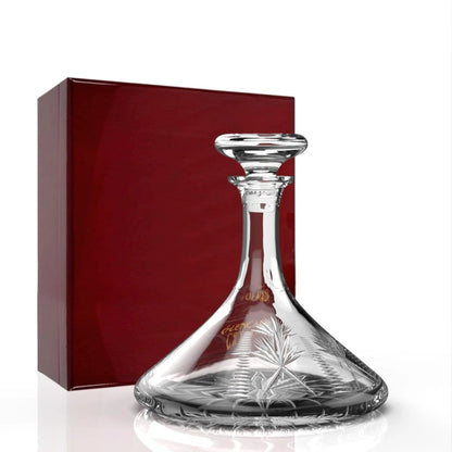 Karaf Bothwell - 1250 ml - Loodkristal - Scheepskaraf in luxe houten doos - Glencairn Crystal Scotland by MoodCompanyNL