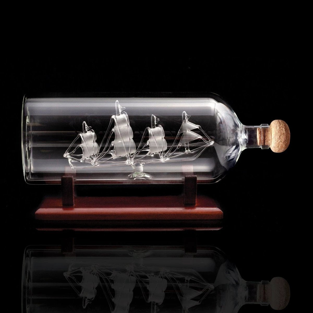 Karaf Schip in een fles - 750ml - Handgemaakt - Bar Originale by Mood4whisky