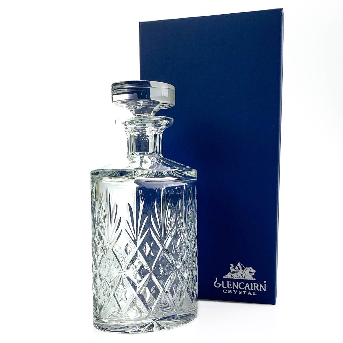 MoodCompanyNL - Karaf SKYE OVAL - Loodkristal - 750 ml - Geschenkverpakking - Glencairn Crystal Scotland - 5060025555287