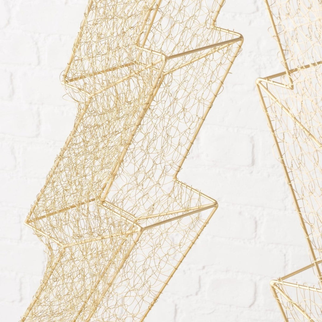 MoodCompanyNL - Kerstboom goud - metaal - 116,5 cm hoog - 4066076441754