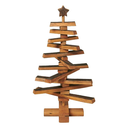 Kerstboom medium van oude whiskyvaten - 60 x 30 cm - Handgemaakt - Darach Scotland by MoodCompanyNL