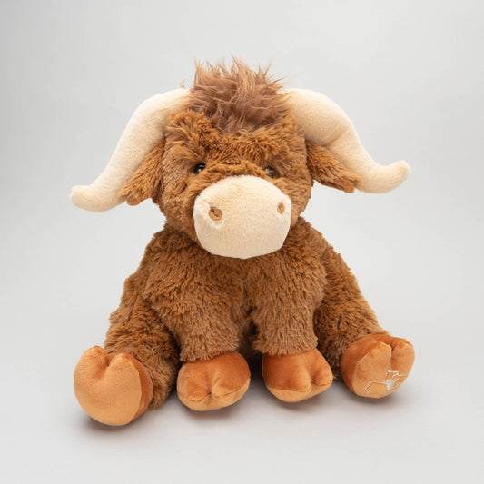 Mood Company - Knuffel Schotse Hooglander Bruin - 30 cm - Zacht Pluche - Jomanda - 669168344274