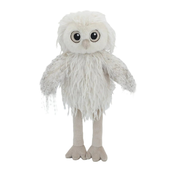 Kuscheltier Eule mit Baumelbeinen - 25 cm - Weicher Plüsch - Jomanda