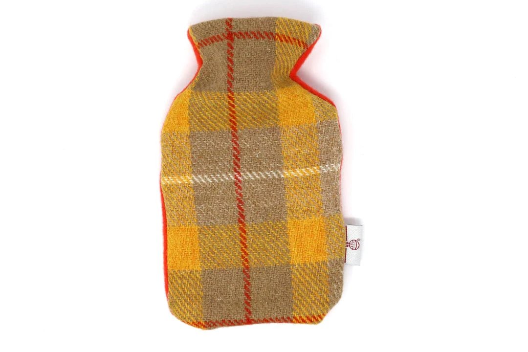 Kruik Geel Beige - 500 ml - Harris tweed - Handgemaakt in Schotland - Caroline Wolfe Murray by MoodCompanyNL