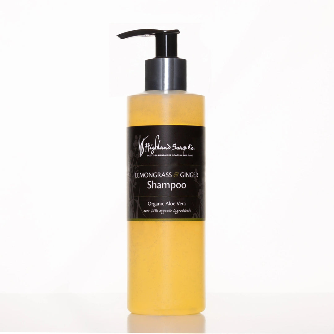 MoodCompanyNL - Lemongrass & Ginger – Fris & Pittig - Biologische Shampoo 250ml - 5060188000747
