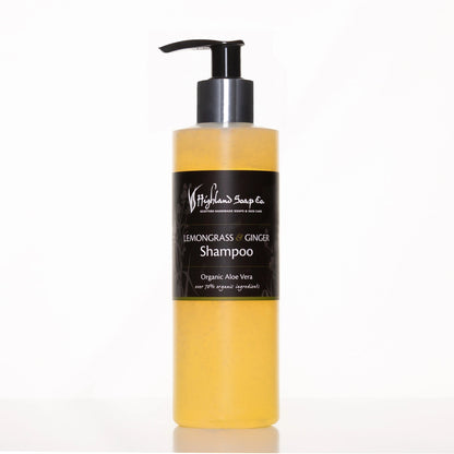 MoodCompanyNL - Lemongrass & Ginger – Fris & Pittig - Biologische Shampoo 250ml - 5060188000747