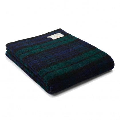 Mood_Company Plaid zonder franje Tartan Blackwatch - 150x200 - Nieuw Wol - Tweedmill UK