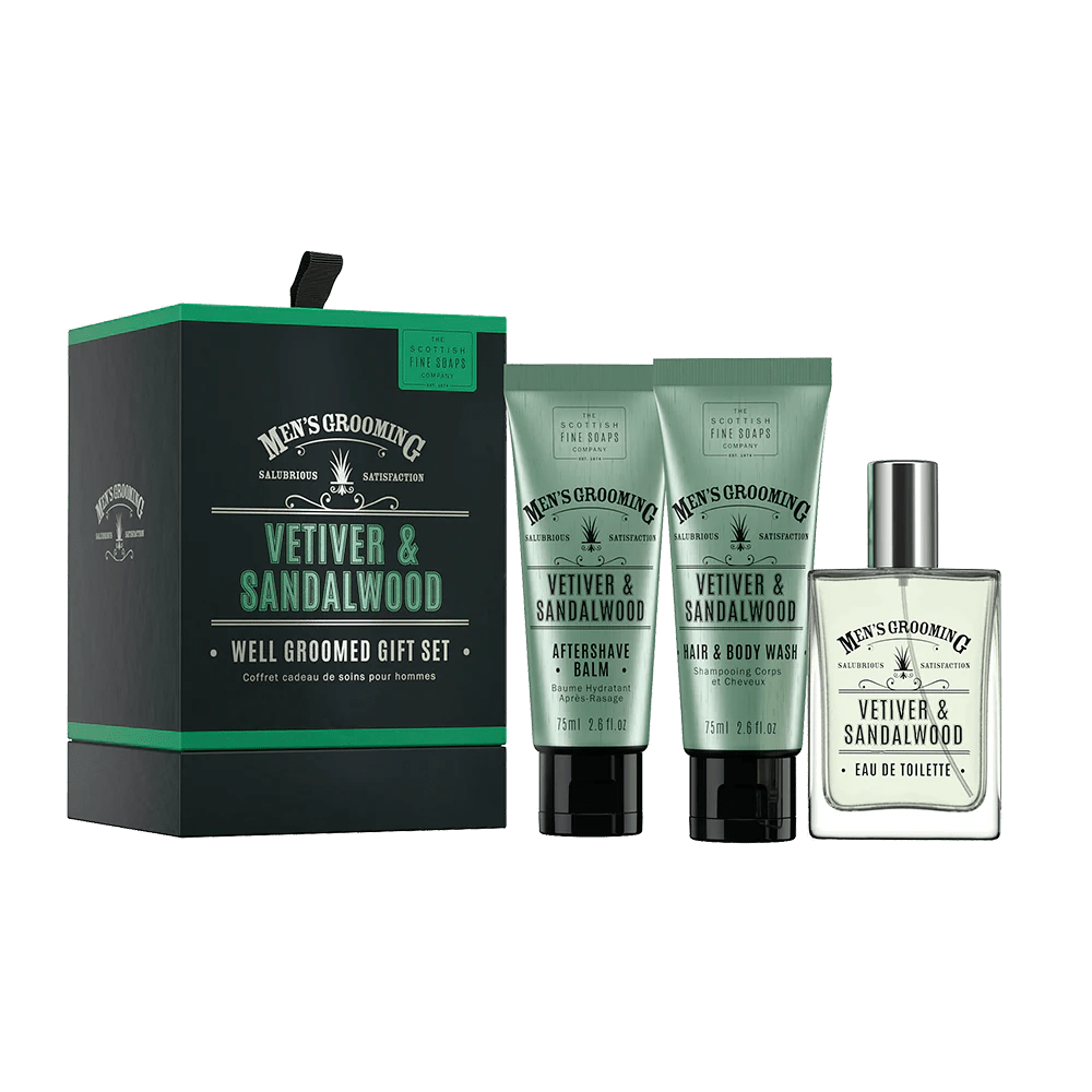 Mood_Company Vetiver & Sandalwood Well Groomed Gift Set