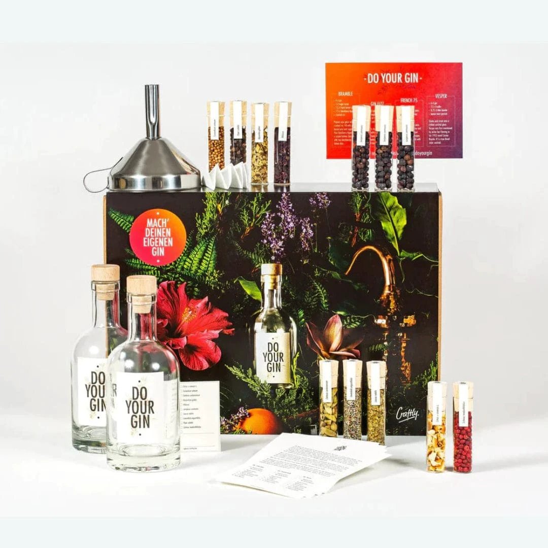 Ontwikkel je eigen GIN - Uitgebreide Cadeauset - Craftly by MoodCompanyNL