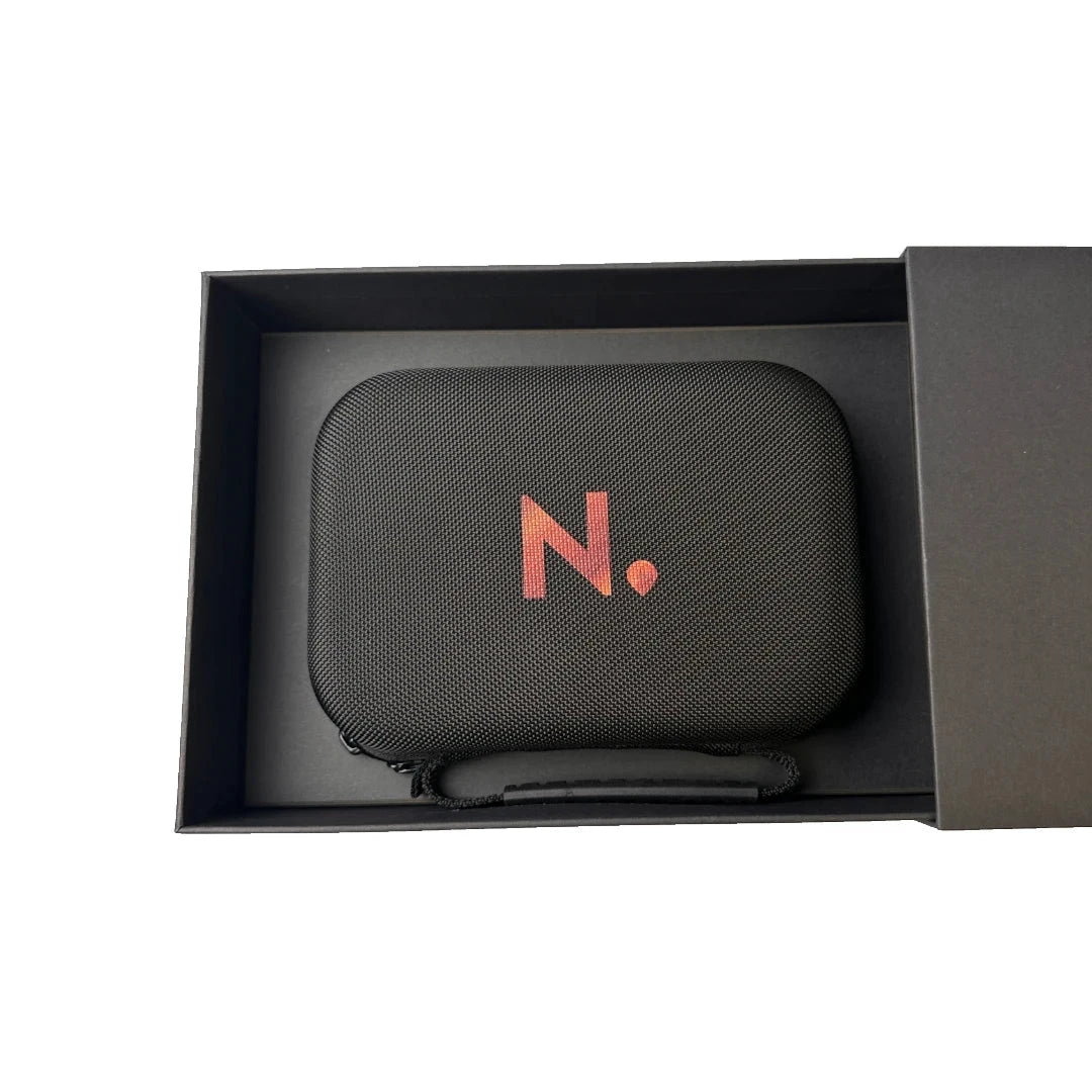 Outdoor Set – American Oak Flask & Glazen met houten voet in luxe cadeauverpakking by MoodCompanyNL