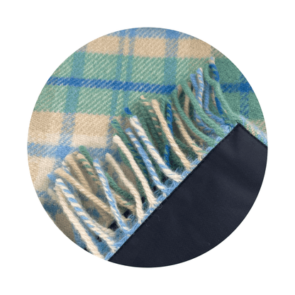 MoodCompanyNL - Picknickkleed Polo Cottage Blauw - Wol - Waterdicht - 145x183cm - Tweedmill - 5060958301074