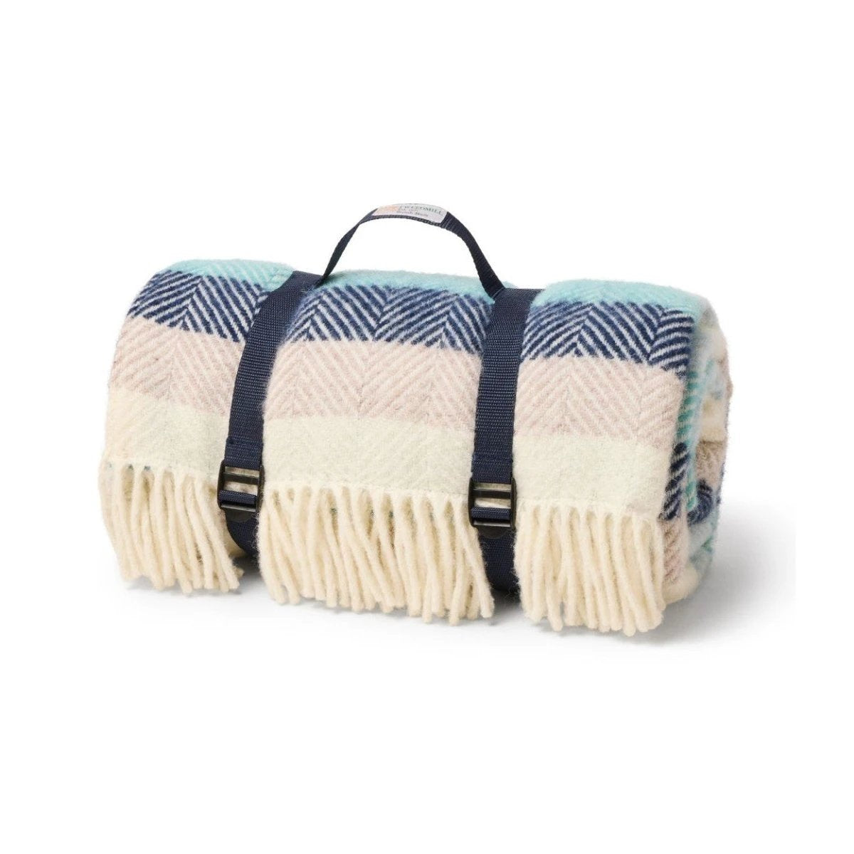 Picknickkleed Polo Seashore Stripe - Wol - Waterdicht - 150x183cm - Tweedmill by MoodCompanyNL