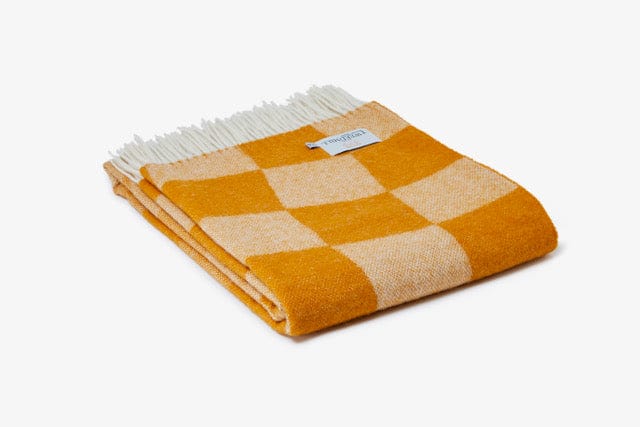 MoodCompanyNL - Plaid Bijou goud - 150x183 - Nieuw Wol - Tweedmill UK - 5060958302903