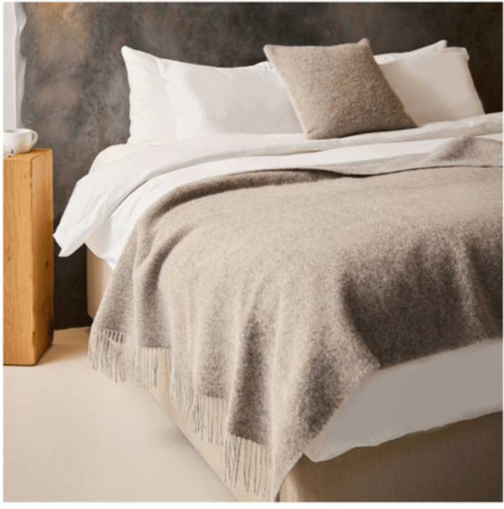 Mood Company - Plaid Dartmoor Taupe - 150x183 - Nieuw Wol - Tweedmill UK - 5060958307588