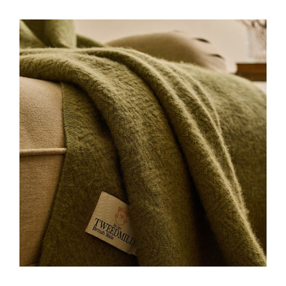 Mood Company - Plaid Moorland Sage – Pure New Wool – 130x200 cm - Tweedmill - 5060958306260