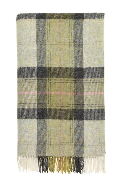MoodCompanyNL - Plaid Skye Groen - Shetland Lamswol - 140x185 - Bronte by Moon Scotland - 6151206823826
