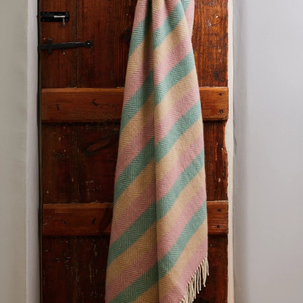 Plaid Summer Breeze Stripe - 150x183 - Nieuw Wol - Tweedmill UK by Mood Company