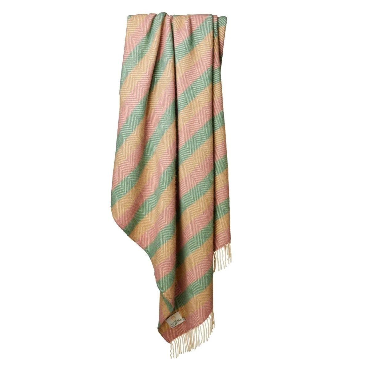 Plaid Summer Breeze Stripe - 150x183 - Nieuw Wol - Tweedmill UK by Mood Company