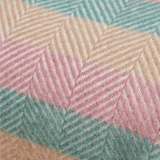 Mood Company - Plaid Summer Breeze Stripe - 150x183 - Nieuw Wol - Tweedmill UK - 5060958305386