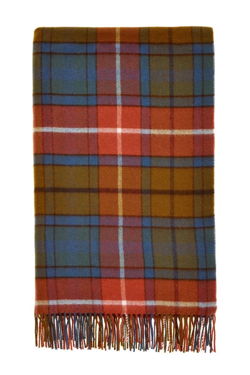 Plaid Tartan Antique Buchanan - Merino Lamswol - 140x185 - Bronte by Moon Scotland by MoodCompanyNL